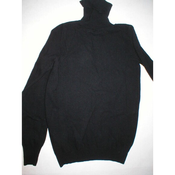 NWT New Womens XS Designer See By Chloe Black Cashmere Wool Sweater Turtleneck - Picture 8 of 11